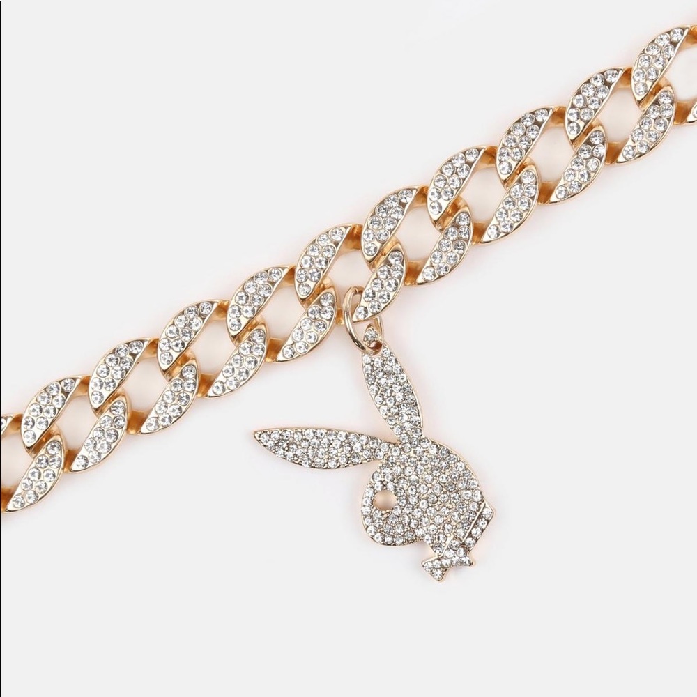 Missguided X Playboy chain link necklace